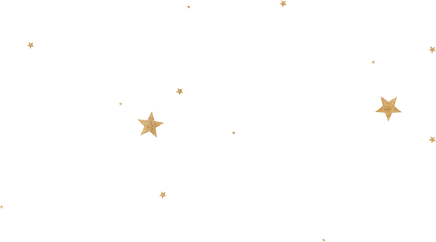 Gold Glitter Constellation png