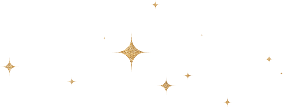 Gold Glitter Constellation png