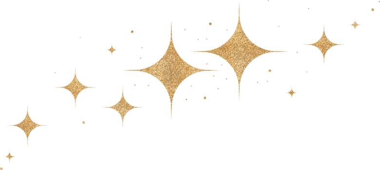 Gold Glitter Constellation png