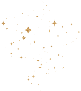 Gold Glitter Constellation png