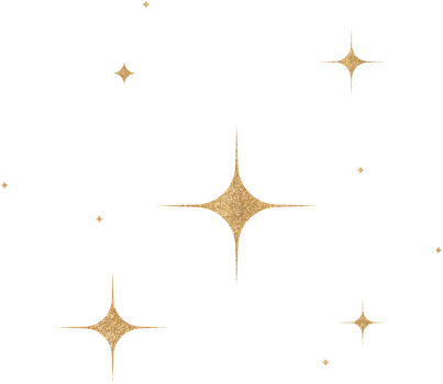 Gold Glitter Constellation png