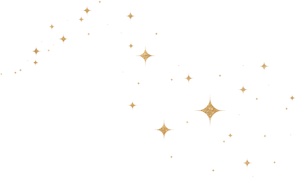 Gold Glitter Constellation png