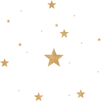 Gold Glitter Constellation png