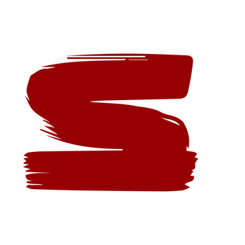 Red paint brush strokes, ink splashes and artistic design elements. Free PNG