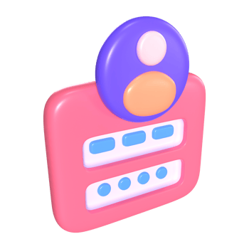 Account 3D Illustration Icon png