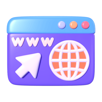 Browser 3D Illustration Icon png