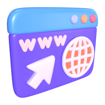 Browser 3D Illustration Icon png