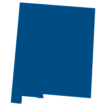 New Mexico state map. Map of the U.S. state of New Mexico. png