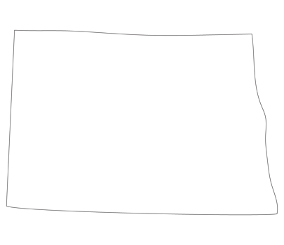 North Dakota map. Map of North Dakota. USA map png
