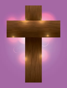 Wooden Cross Illustration vector