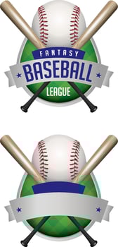 Baseball Emblems Illustration vector