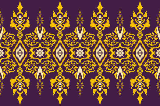 Ethnic Figure aztec embroidery style. Geometric ikat oriental traditional art pattern.Design for ethnic background,wallpaper,fashion,clothing,wrapping,fabric,element,sarong,graphic,vector illustration vector