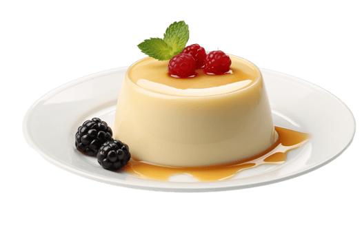 AI generated Pudding Isolated on a Transparent Background. AI png