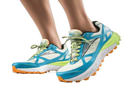 AI generated Running Shoes Isolated on Transparent Background. AI png