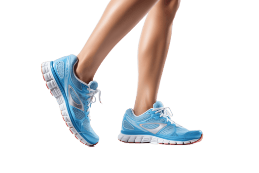 AI generated Running Shoes Isolated on Transparent Background. AI png