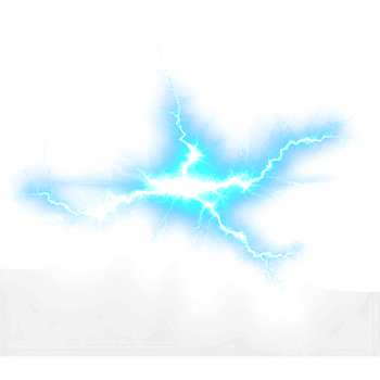 AI generated Thunder light effect png