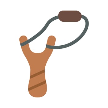 Slingshot Vector Flat Icon For Personal And Commercial Use.
