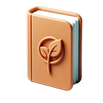 Book icon 3d render, accessories for learning. Signs of education, nobility, development. Cute plasticine style png