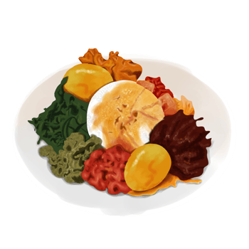 Nasi Padang Indonesian Food png