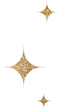 Gold Glitter Stars png
