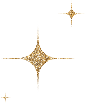 Gold Glitter Stars png