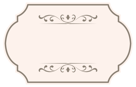 Vintage label of vintage decorative badge menu illustration. png