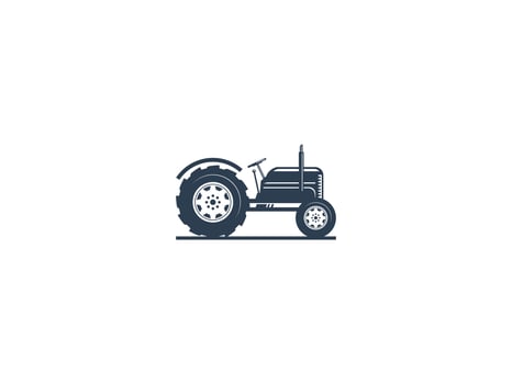 tractor logo vector icon illustration, logo template