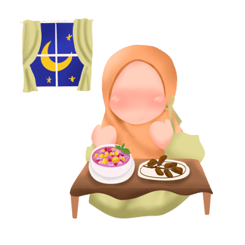 Iftar Ramadan illustration png