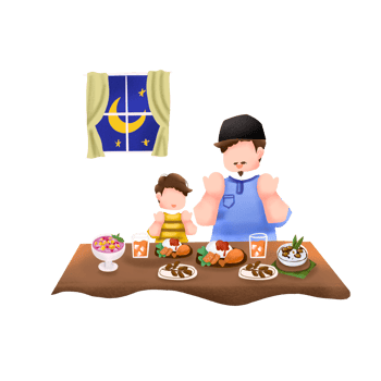 Iftar Ramadan illustration png