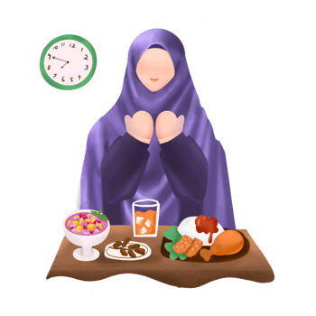 Iftar Ramadan illustration png