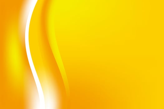 Abstract Smooth Yellow Orange Wavy Background vector