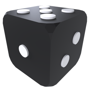 Dice isolated object png