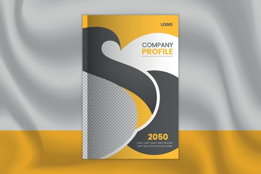 Corporate Creative Book Cover Design Template for business, Company Profile Cover Design vector