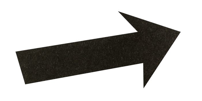 Paper black arrow sign png