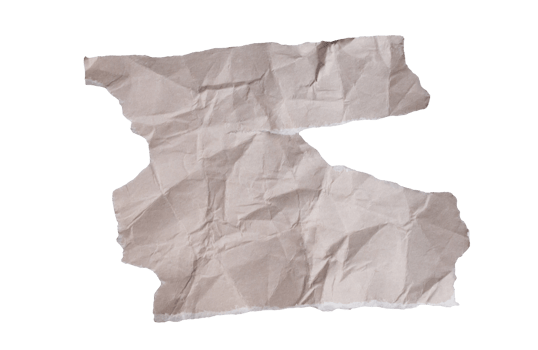 Ripped paper on transparent background. Torn paper. png