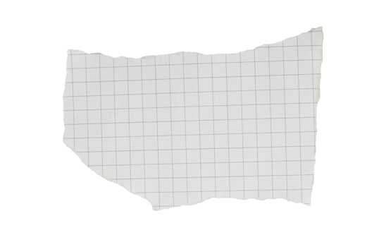 Ripped paper on transparent background. Torn paper. png