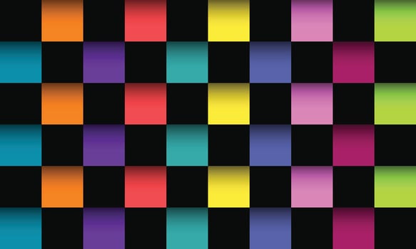 Colorful square pattern background. Geometric rectangular backdrop design for poster, banner, cover, catalog, magazine, leaflet, presentation, or flyer. vector