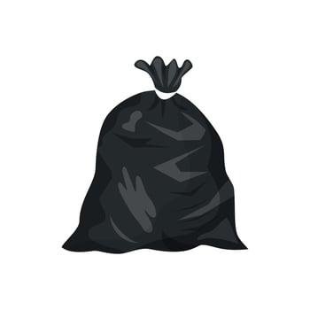 Plastic garbage ba vector