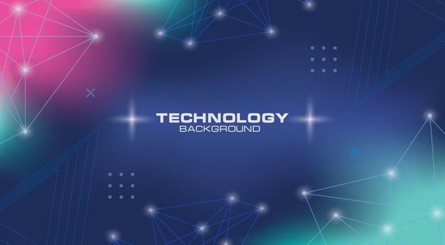 Abstract network gradient background. Network technology vector