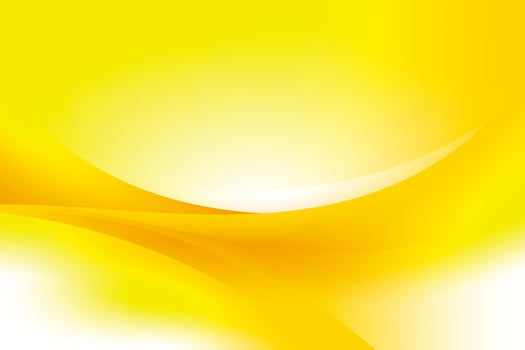 Abstract Yellow Wavy Background vector