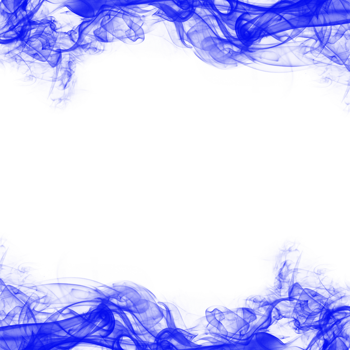 Abstract Blue Smoke Frame png