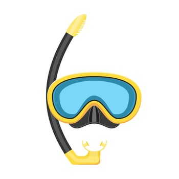 scuba mask and snorkel vector