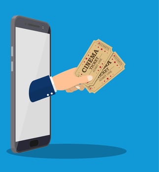 Online Ticket Order vector