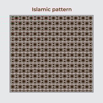 Islamic texture with Arabic pattern background vector