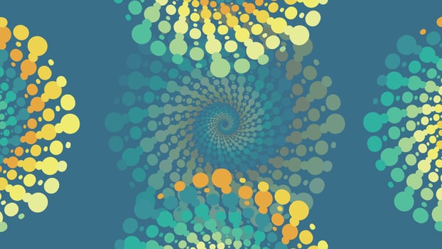 Abstract spiral spinning vortex creative style background. vector