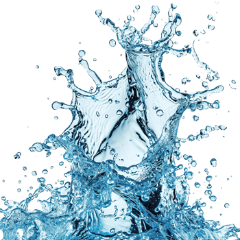 AI generated Dynamic Water Splashes with Wave Swirls and Droplets, Perfect for Environmental and Natural Themes on Transparent Canvas png