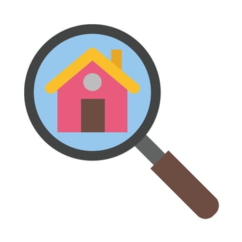 House Inspection Vector Flat Icon For Personal And Commercial Use.