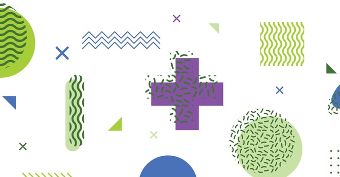 Modern abstract background with geometric elements colorful vector