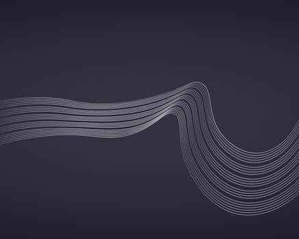Dynamic wave lines background vector