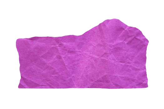 Ripped pink paper on transparent background. Torn paper png photo.